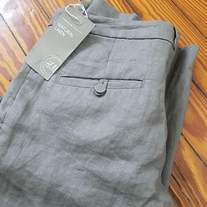 Nwt 100% linen sz 4 pants